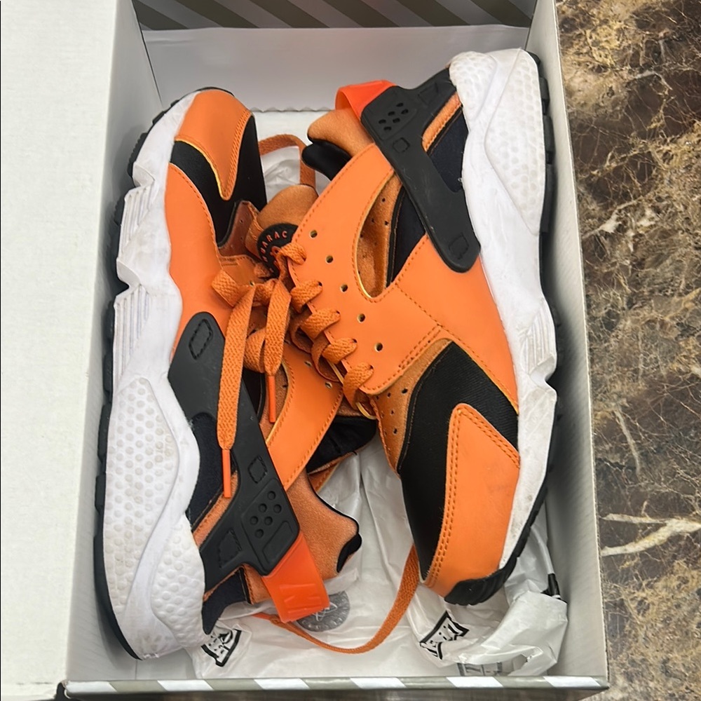 Nike Adult Orange and Black Sneakers